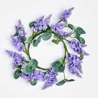 5" LILAC CANDLE RING